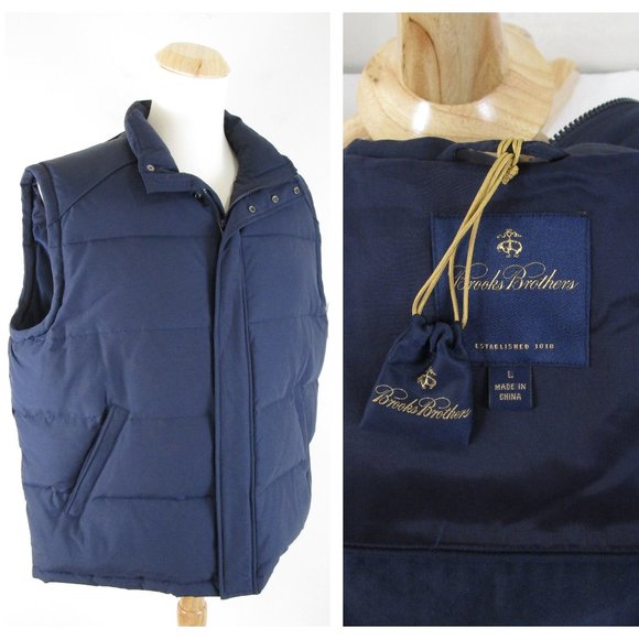 brooks brothers quilted vest